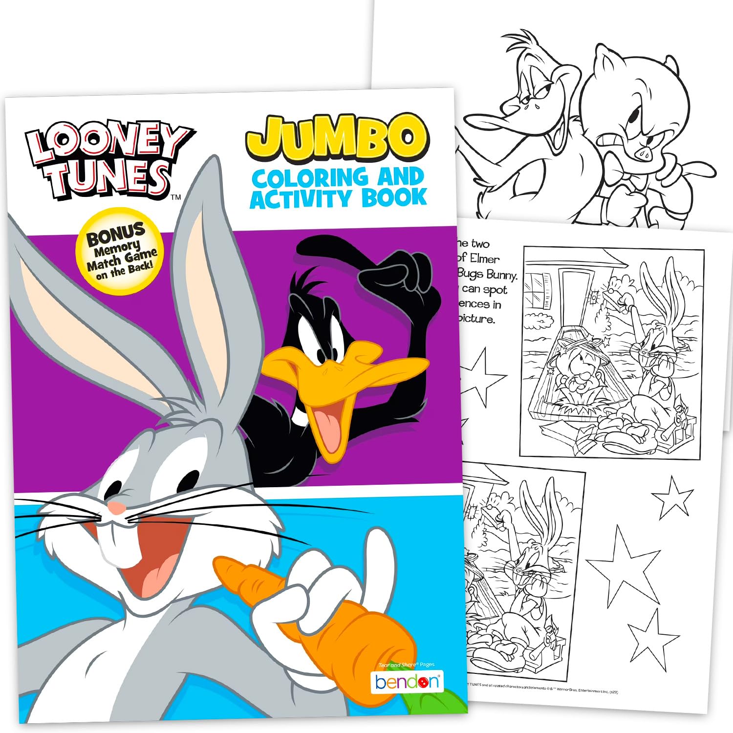 Amazon.com: Looney Tunes Coloring Book Set for Kids Ages 4-8