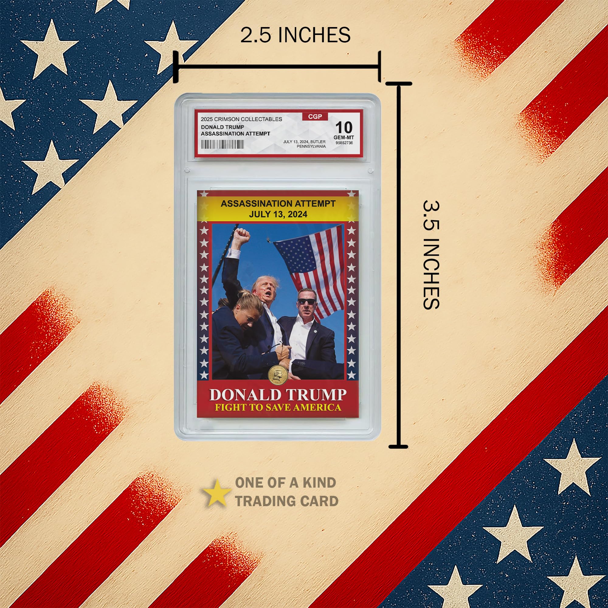 Amazon.com: Trump Merchandise - 3D Donald Trump Trading Card