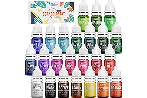 Liquid Concentrated Soap Colorant Dyes for Bath Bomb Supplies Kit