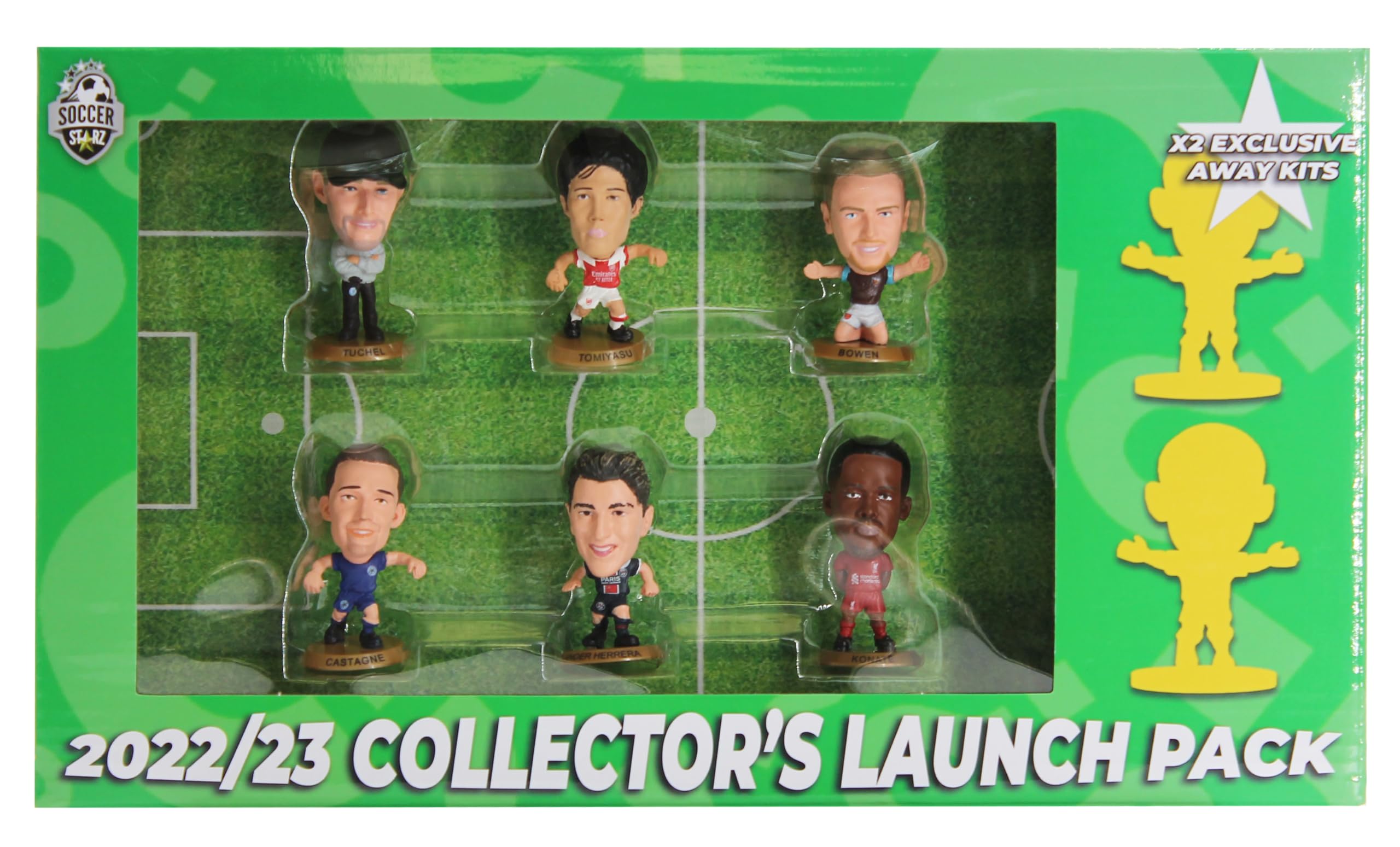 Amazon.com: SoccerStarz - 8 Figure Launch Pack (Green Pack) 2022