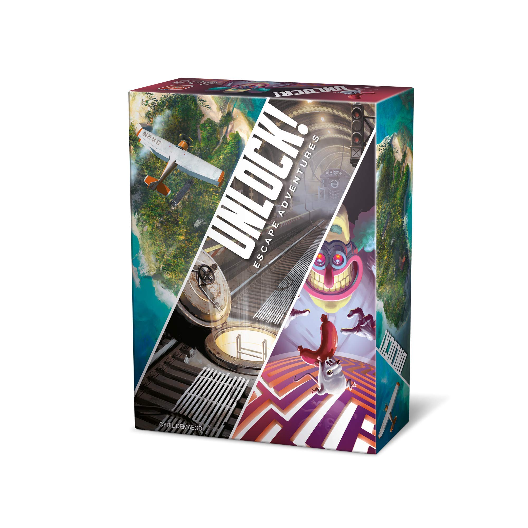 Asmodee - Déverrouiller Gioco da Tavolo Edizione en Italiano, Multicolore, 8980 - Version Italienne