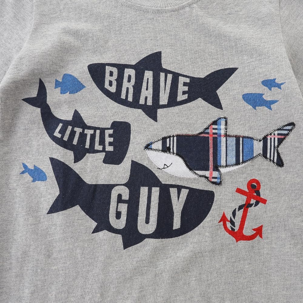 Boys Shorts Set Summer Outfits for Kids Short Sleeve Tshirts Toddler Cartoon Cotton Clothing Set 3-7T - Image 3