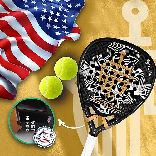 Miniatura 5 de Raqueta de pádel de fibra de carbono Superficie Raqueta de tenis Pop Tenis de playa