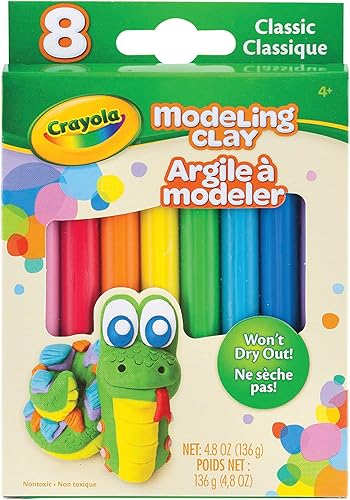 Crayola arcilla para modelar 8 unidades por paquete 06onzas básico