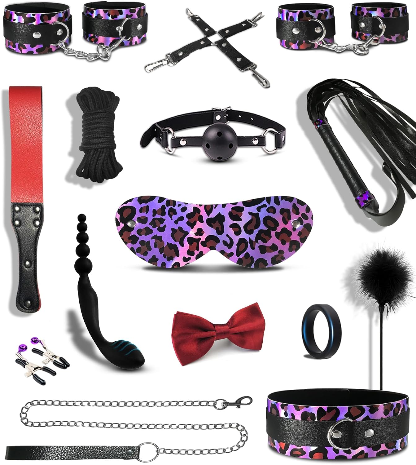 Amazon.com: BDSM Restraints Kits for Couples Sex Games,Bed Bondage Set SM Adult Kinky Sex Toys