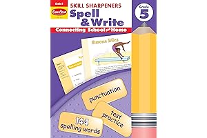 Evan-Moor Skill Sharpeners Spell and Write Workbook, 5th Grade