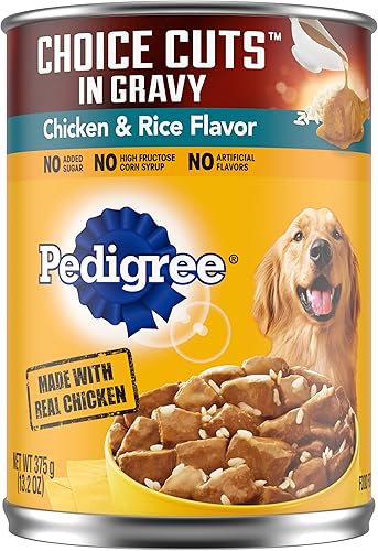 Alimento húmedo para perros adultos Pedigree, trocittos de carne con salsa