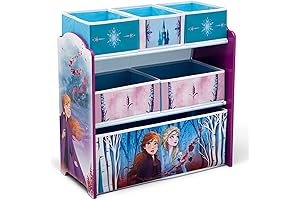 Disney Frozen II 6 Bin Greenguard Gold Certified Design and Store Toy Organizer