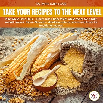 TAJ White Corn Flour, 2-Pounds