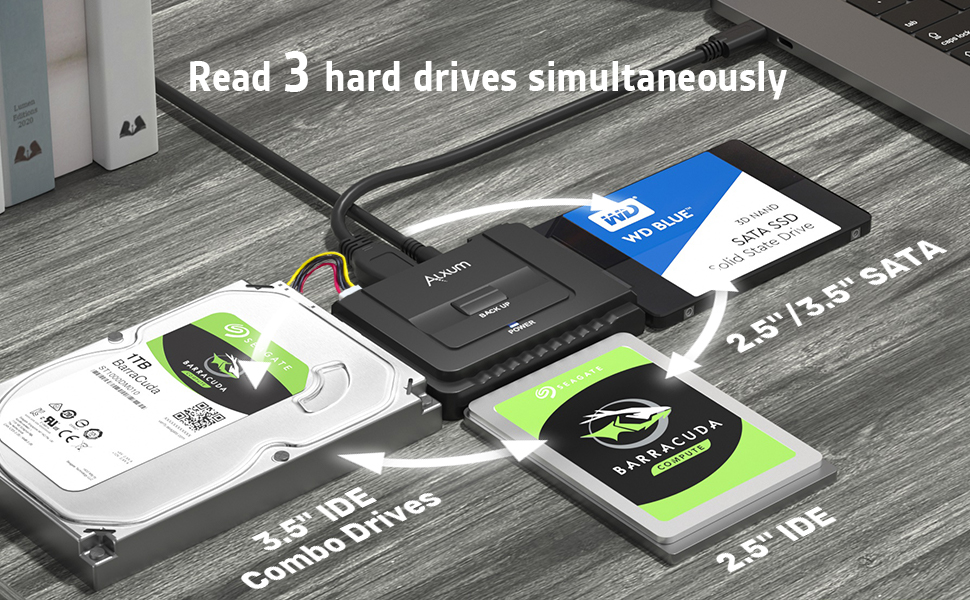 IDE & SATA to USB アダプタ UNI-AD-SAIDEU2/N Amazon.com: Alxum SATA