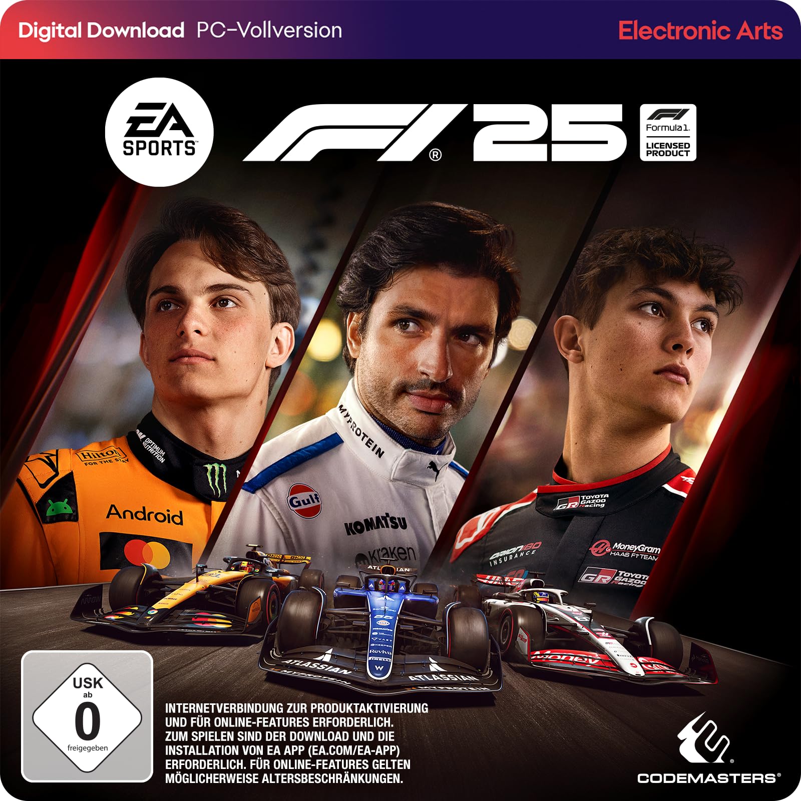 F1 25 Standard Edition PCWin | Download Code EA App | Deutsch