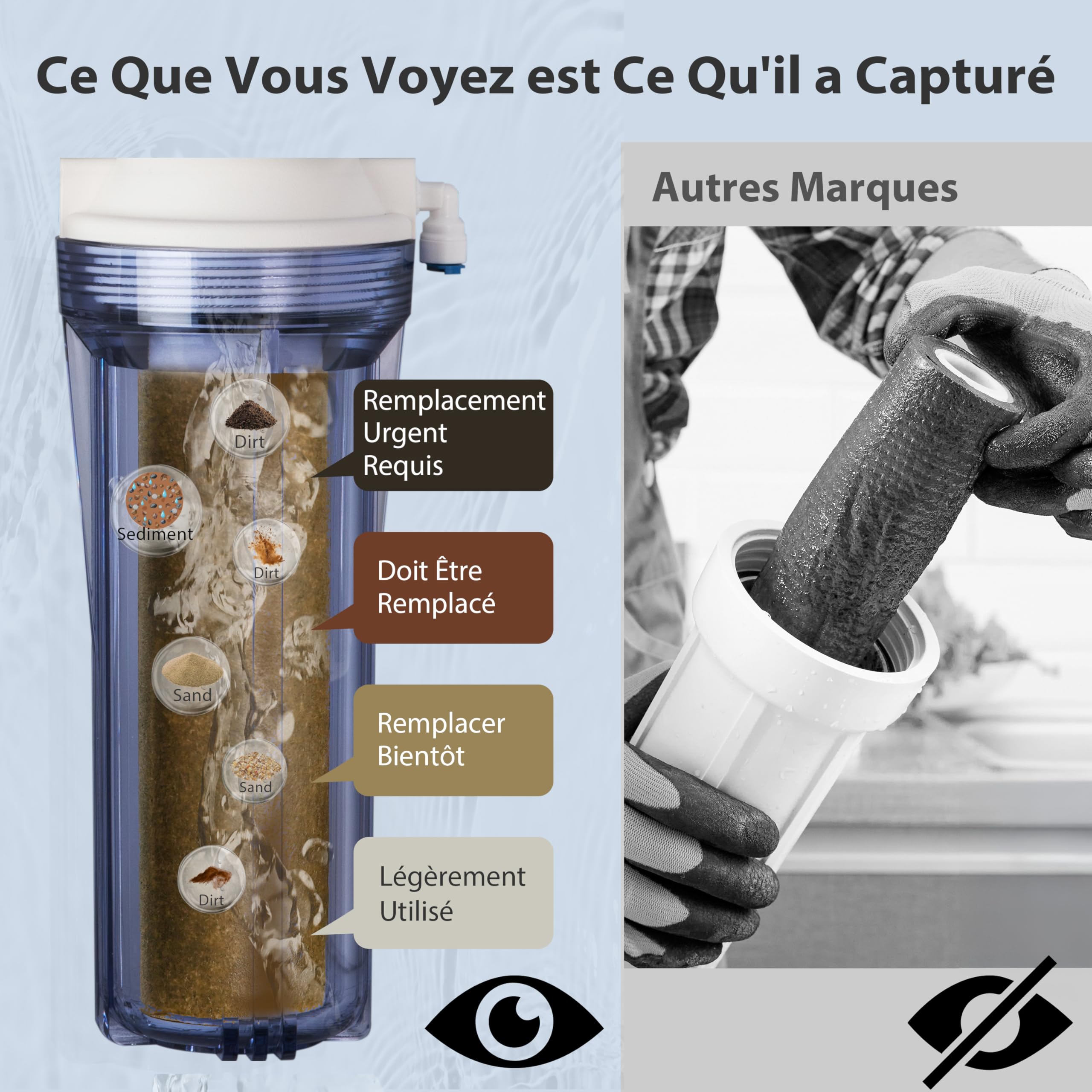 iSpring RCC2AK Osmose Inverse Domestique 6 Étapes 200GPD Filtre Alcalin pH+ | Capacité 200 GPD, sous Évier, Filtre de Reminéralisation Alcaline, Robinet Breveté pour Installation Facile