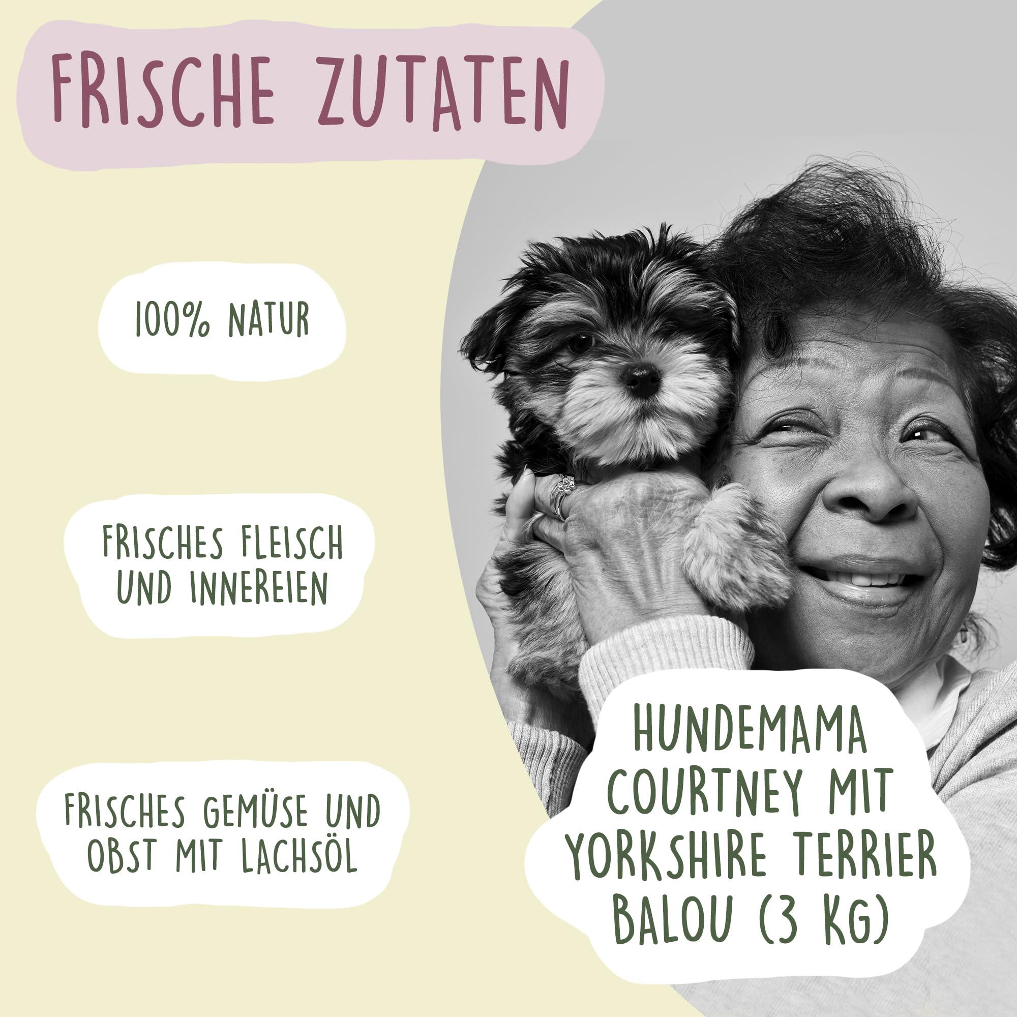 Fidelis - Getrocknetes Lamm-Menü für Hunde 5kg - Premium Hundefutter trocken mit 80% Fleischanteil, Gemüse & Obst - Proteinhaltiges Trockenfutter Hund luftgetrocknet - Zucker- & Getreidefrei
