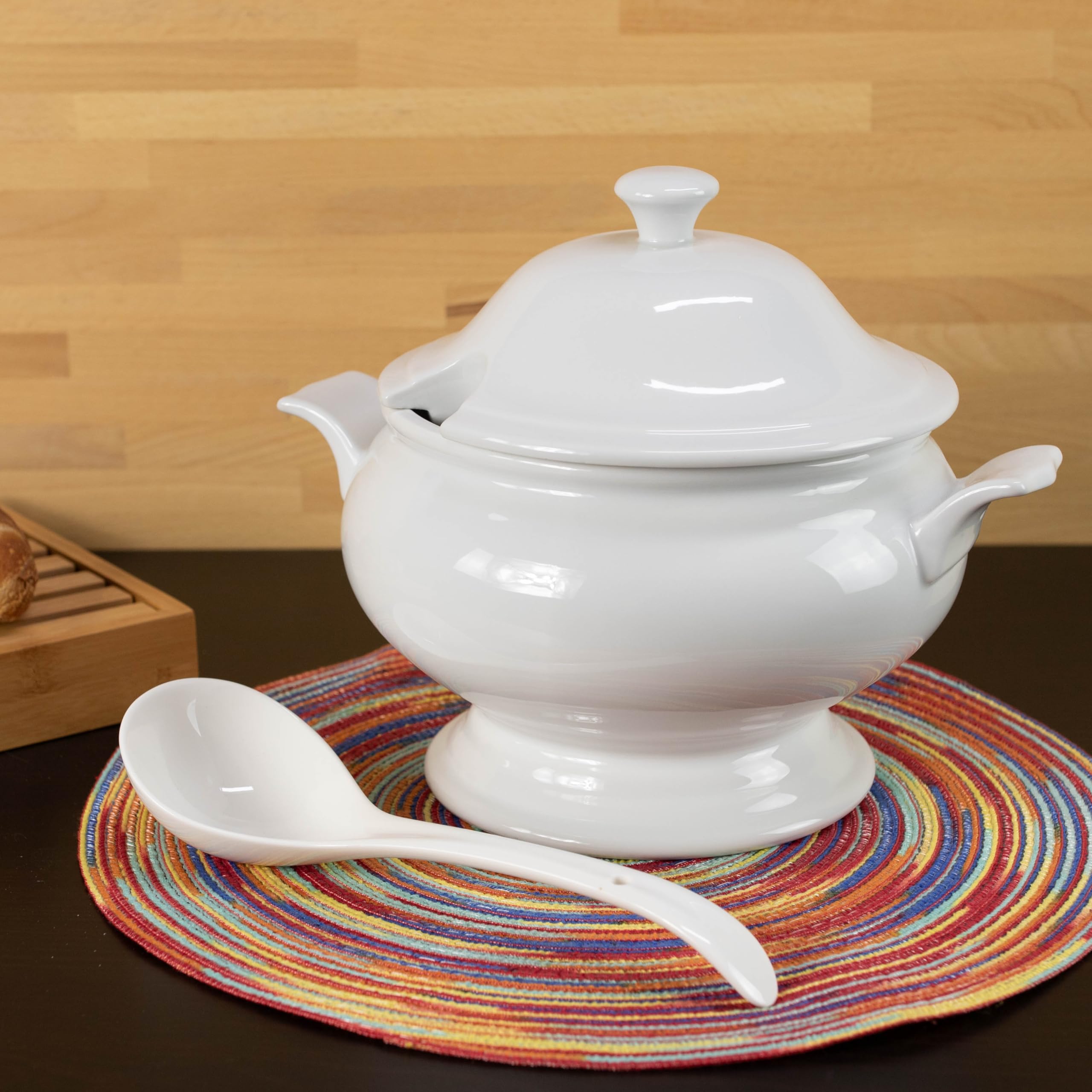 Snapklik.com : BIA Cordon Bleu Everyday Porcelain 3-Piece Soup Tureen ...