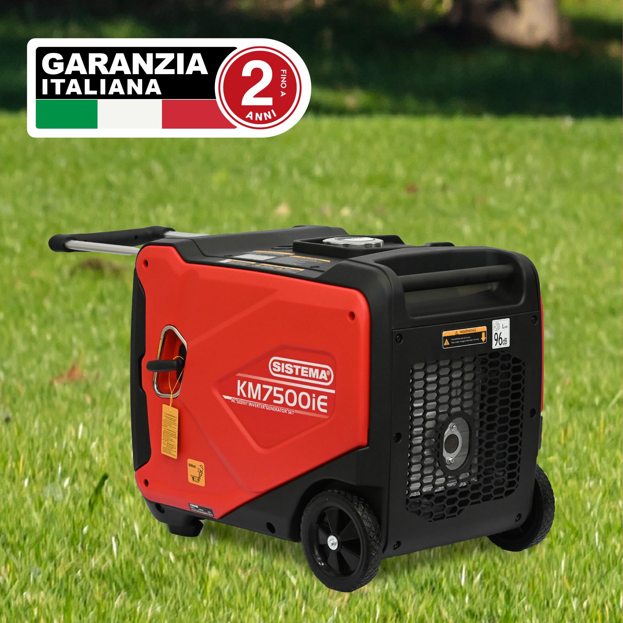 SISTEMA® – Generatore di corrente a Benzina 236cc monofase 5.000w | Mod. KM7500i-E