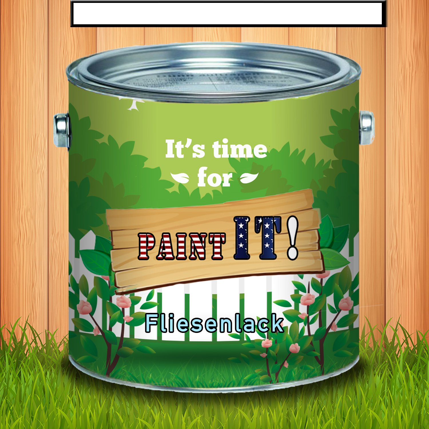 vernice per piastrelle bicomponente a lunga durata – alternativa al rivestimento cucina/paraschizzi incl. Indurente lucido TUTTI I toni RAL vernice per piastrelle (2,5 L, Bianco) Paint IT!