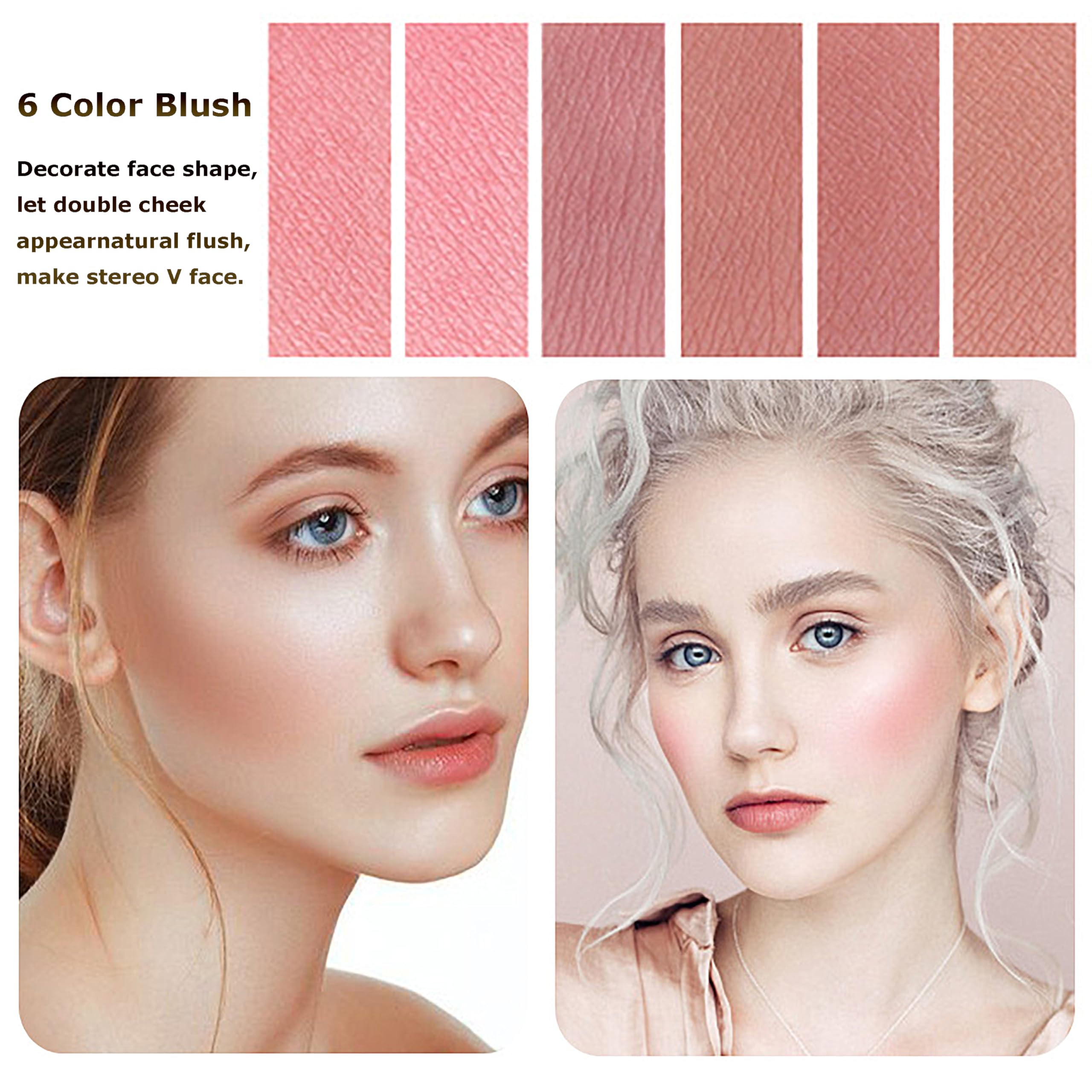 Palette Maquillage - Malette Maquillage - Coffret Maquillage Include Eyeshadow Palette Lipstick Blush Concealer Face Powder Eyeliner Mascara Brush