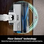 Aspirateur sans fil Shark PowerPro Flex Pet Plus, technologie FloorDetect, wand MultiFLEX, filtre HEPA, pour tapis et sols durs, jusqu'à 50 minutes d'autonomie, puissant ramassage de poils d'animaux, Olive, IZ387H