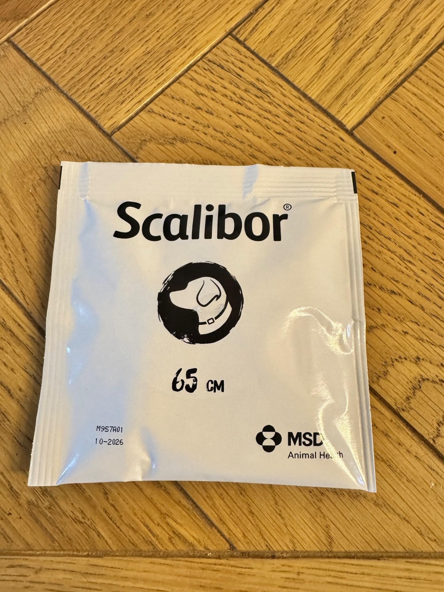 Scalibor - Collare Antiparassitario per Cani, Confezione da 3, 65 cm, Resistente all'Acqua, Protezione contro Pulci e Zecche