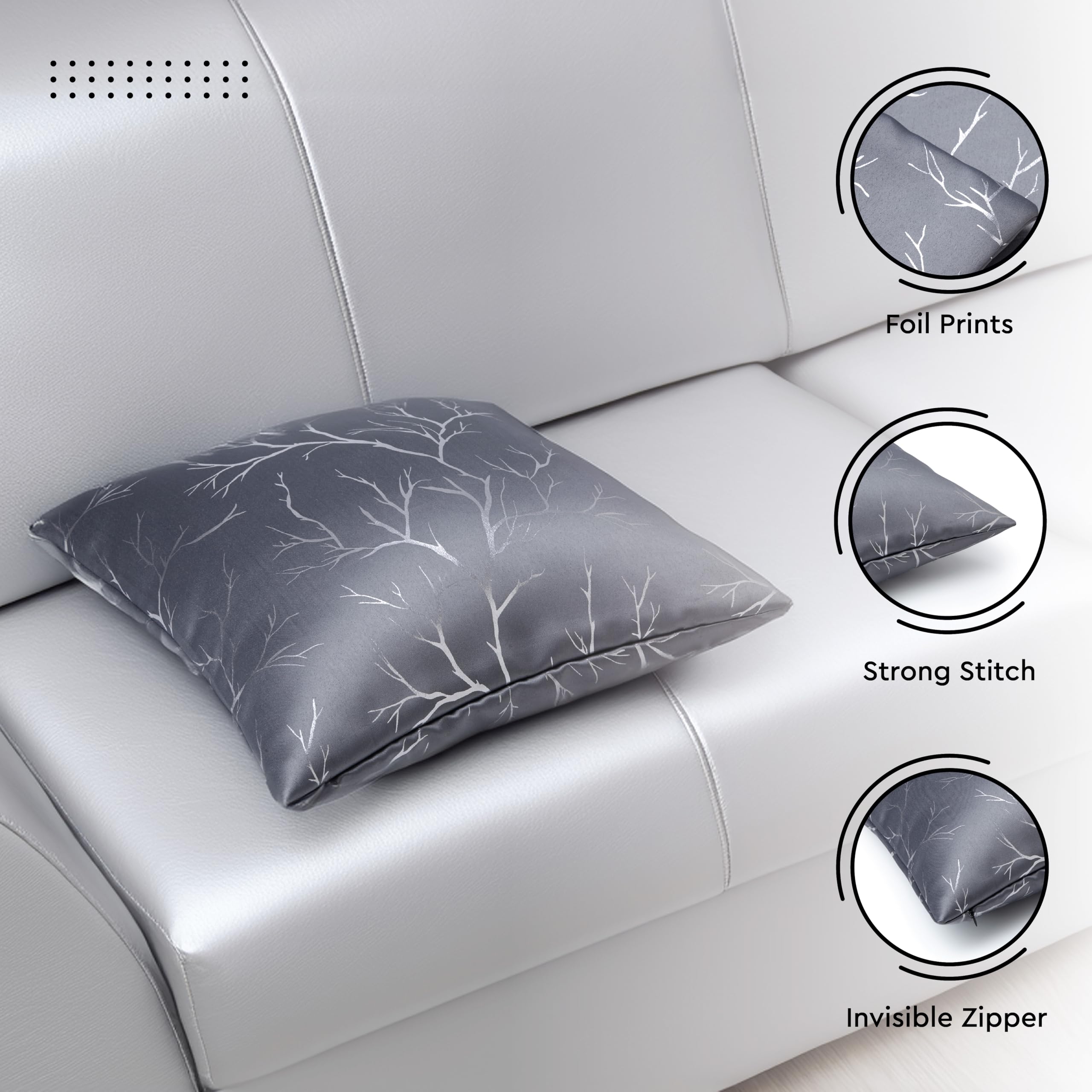 Encasa XO Cushion Covers (40x40 cm - Image 4