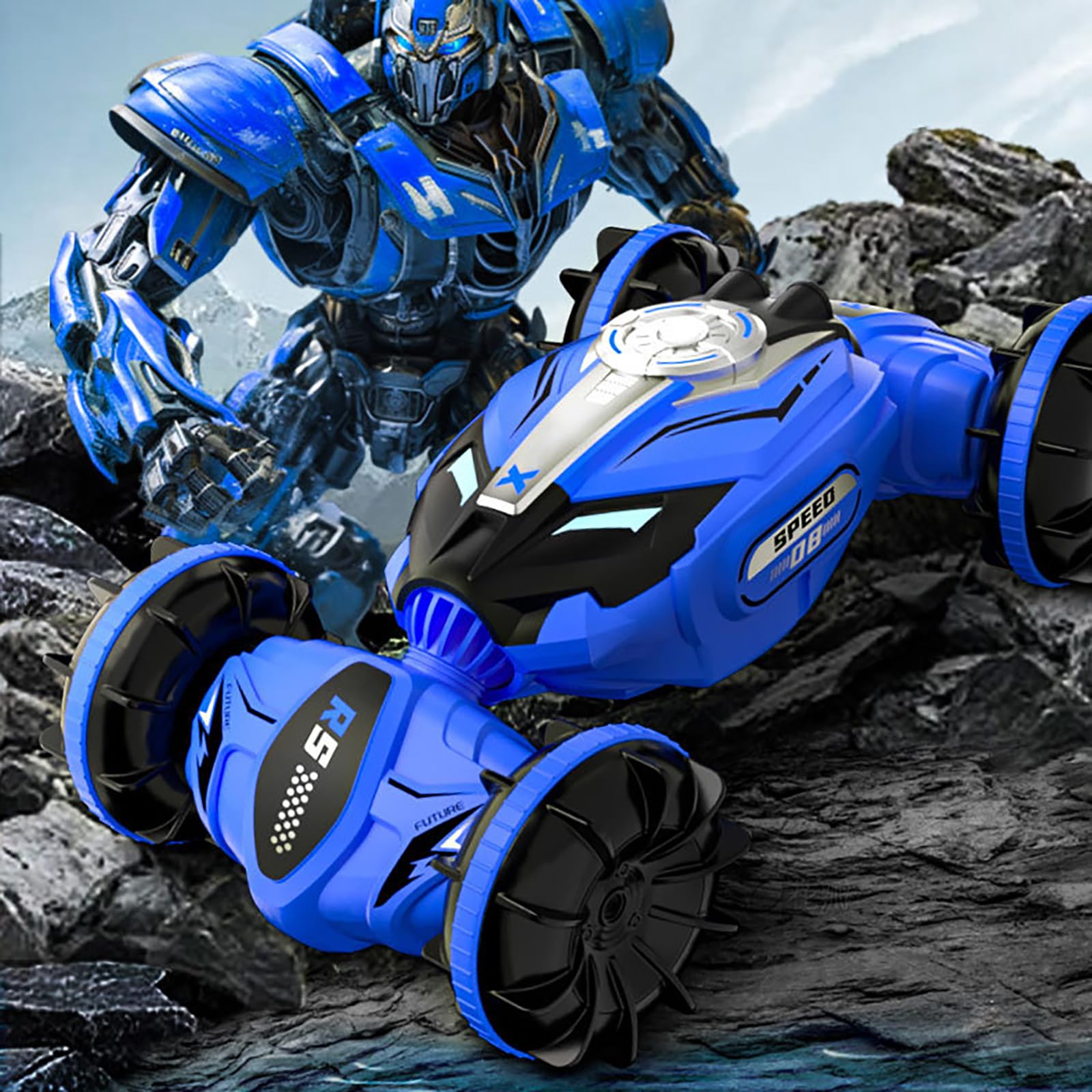 Amazon.co.jp: 水陸両用 ラジコンカー 2.4Ghz 2in1 RCカー 防水 回転
