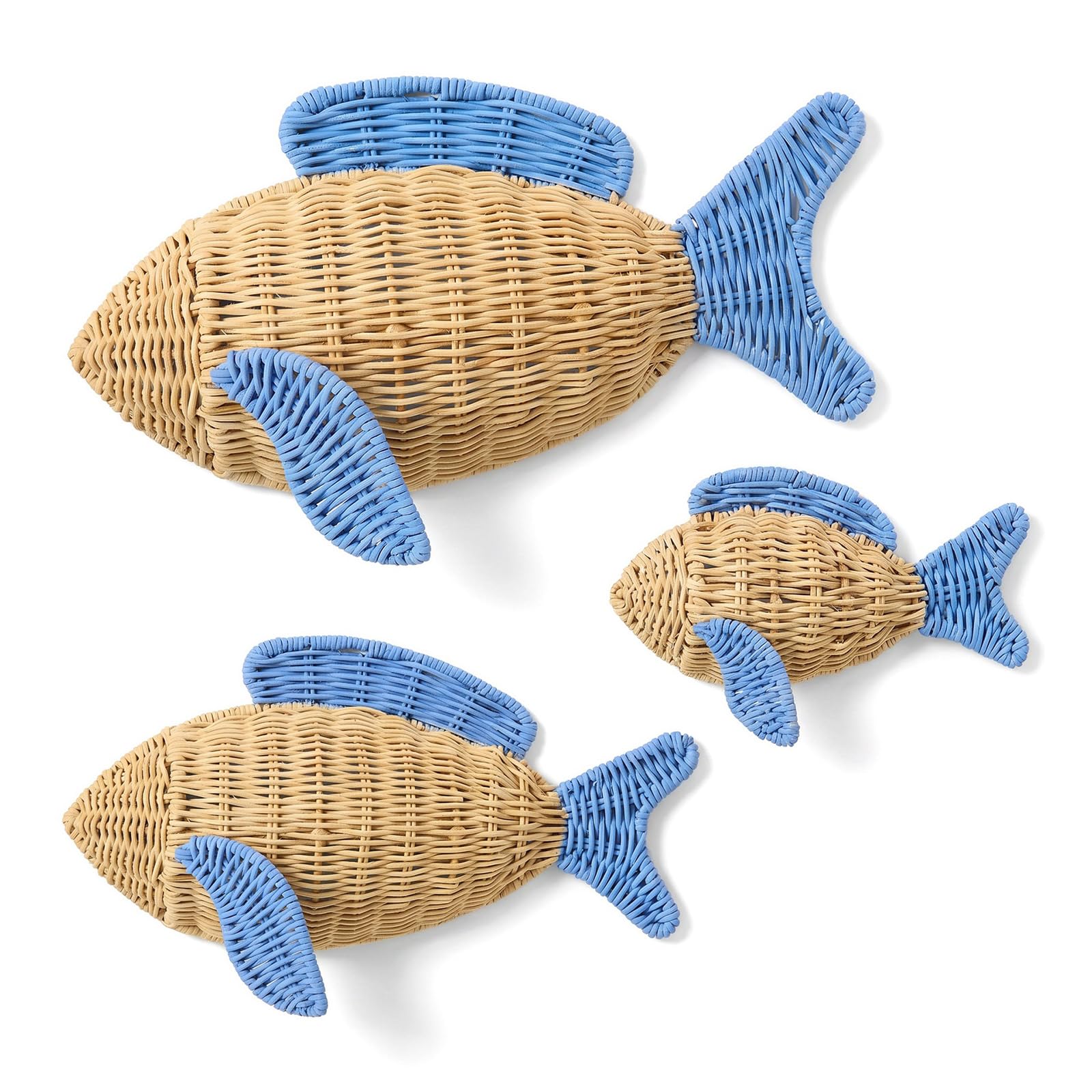 ZBIianxer Decorazione a forma pesce con accento sulla parete con, S | Pezzo da esposizione costiero per foyer, sala, area studio, caffetteria