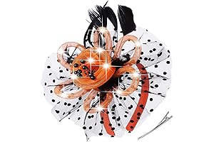 Women's Fascinator Hats: Light-up LED Flower Headbands for Halloween