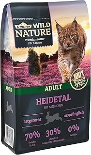 Dehner Wild Nature Heidetal Cat Food, Dry Food, Grain-Free, for Adult Cats, Rabbits, 1.5 kg product image