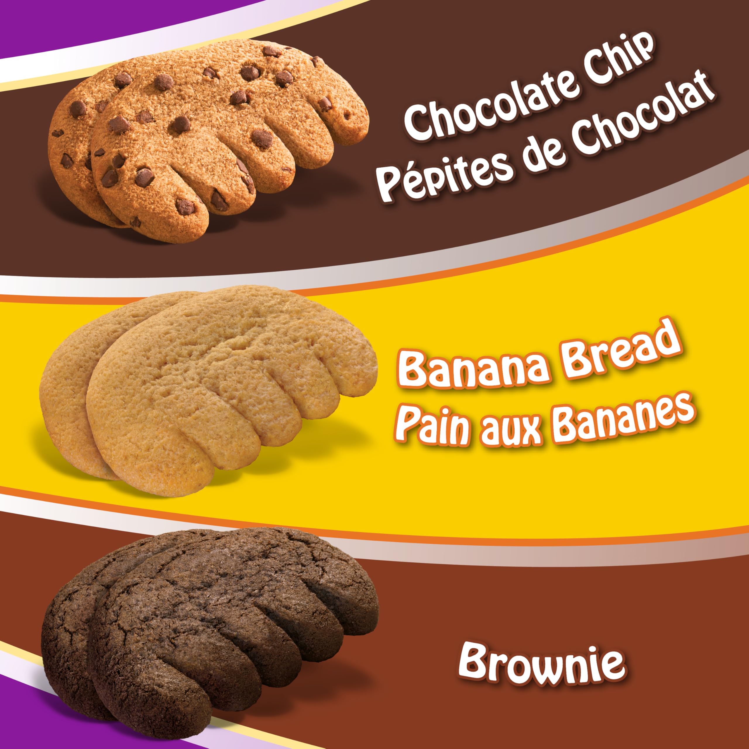 Bear Paws Variety Pack Cookies - Soft Cookie Snack Packs, School