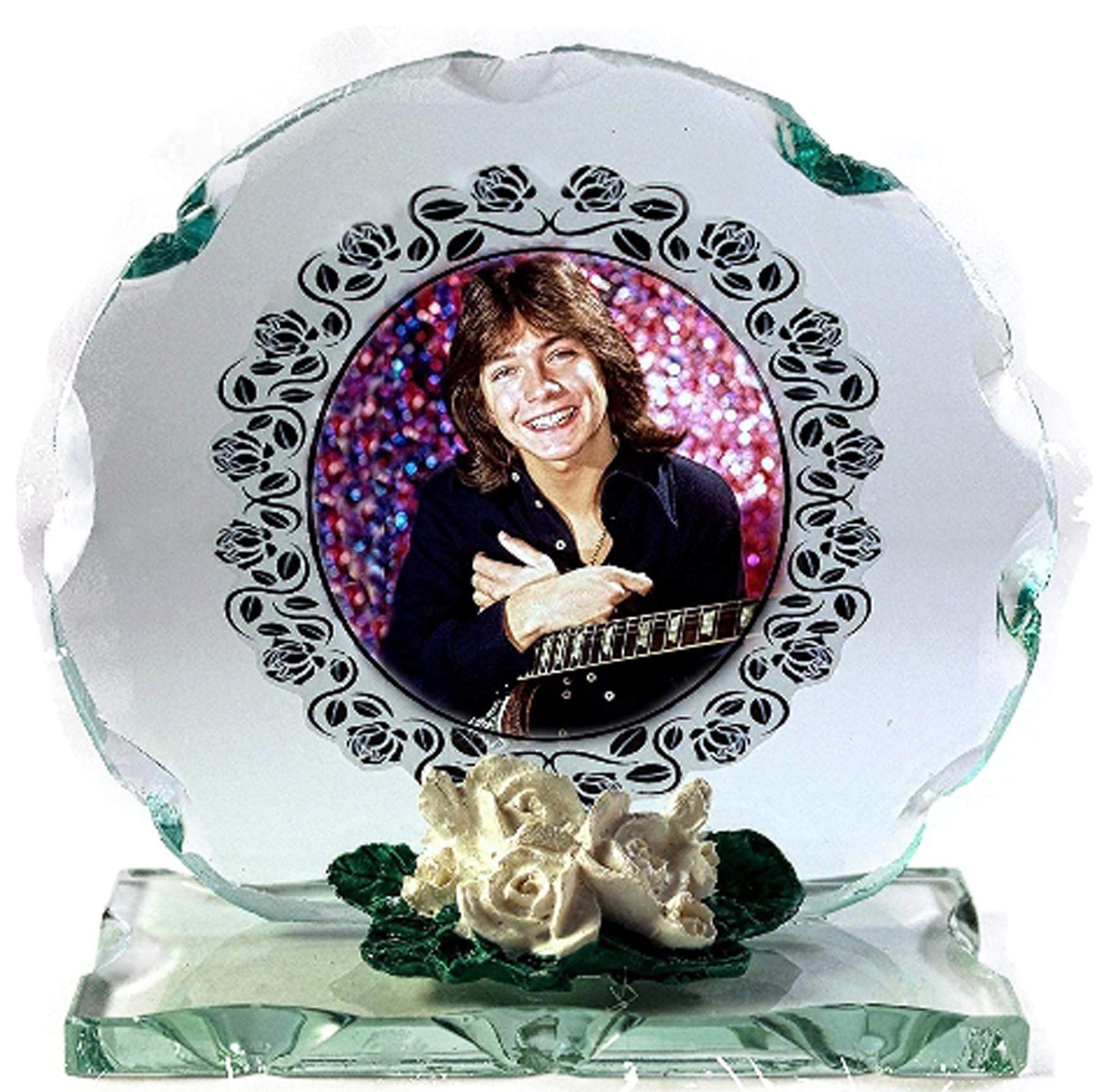 Cellini Plaques David Cassidy, Daydreamer, Cut Glass Round Plaque, Pop Legend, Limited Edition #1