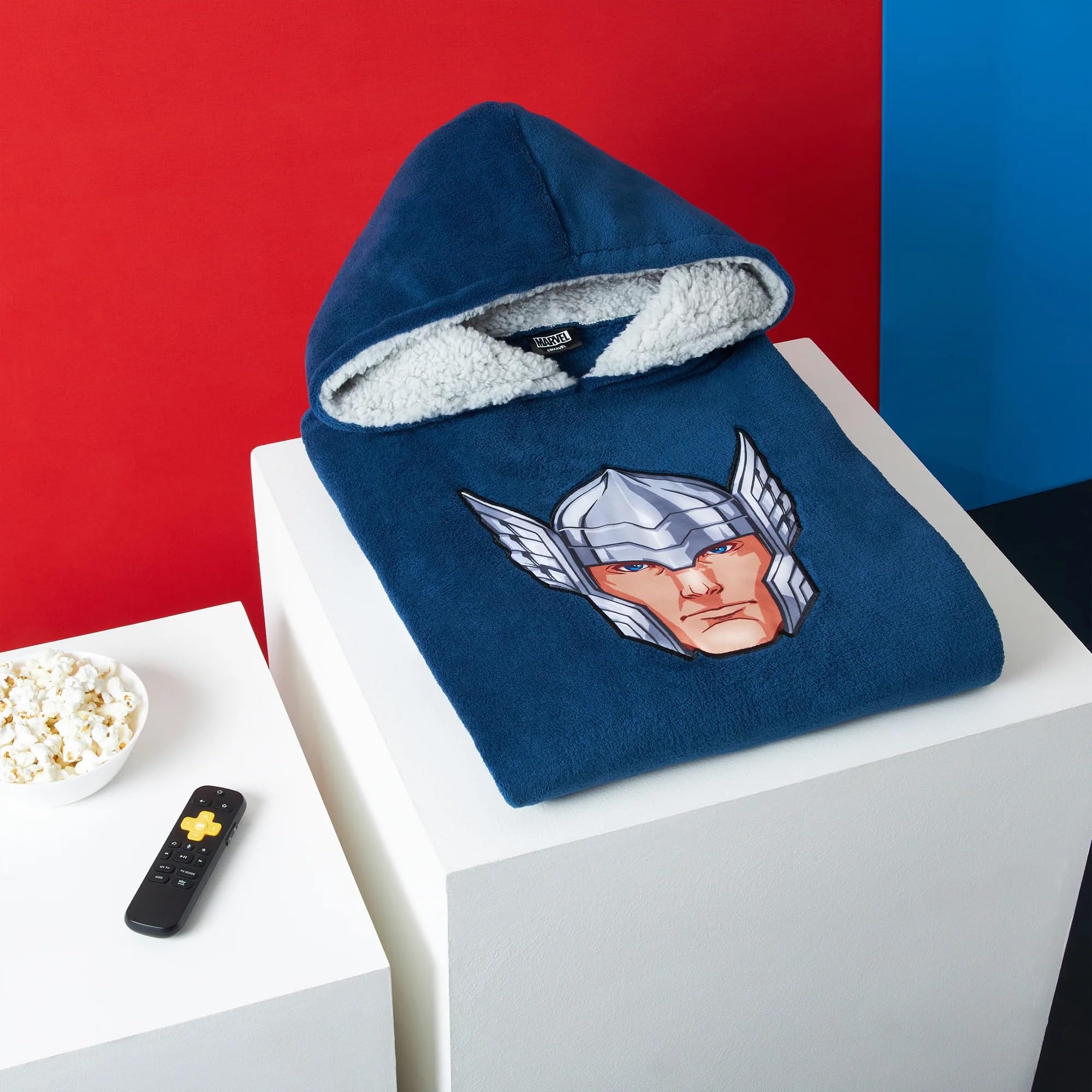 Marvel Felpa Uomo con Cappuccio Felpe Oversize Uomo in Pile Supereroi Avengers Captain America