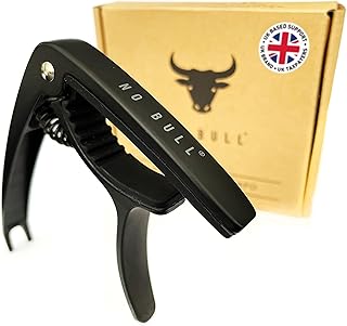 Acoustic Guitar Capo for Acoustic Guitar (+ Bonus Content) - Black Electric Guitar Capo - Quick Change Black Trigger Capo Acoustic Guitar - Great Gifts for Guitar Players