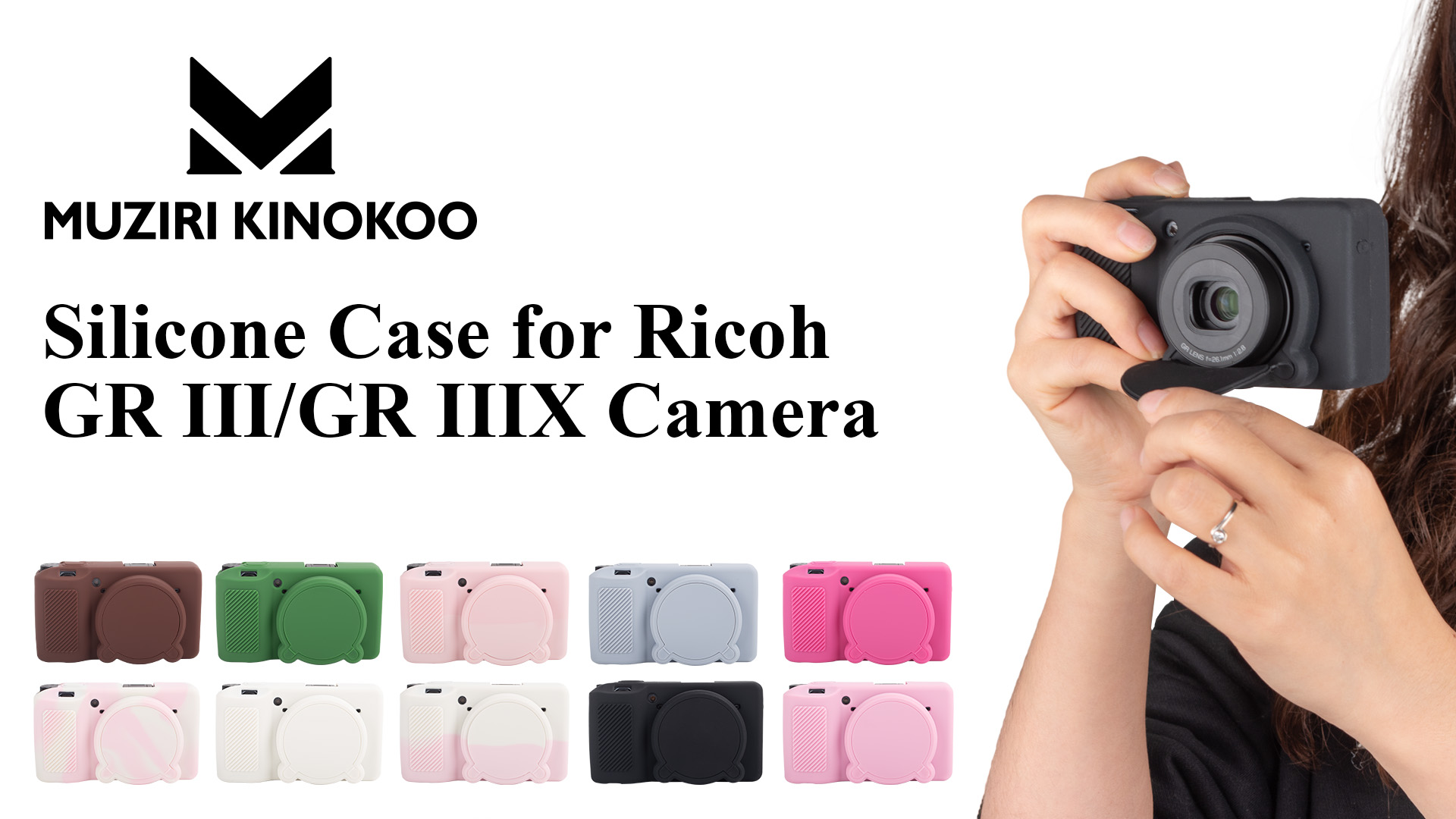Amazon.com : MUZIRI KINOKOO Silicone Case Compatible for Ricoh GR