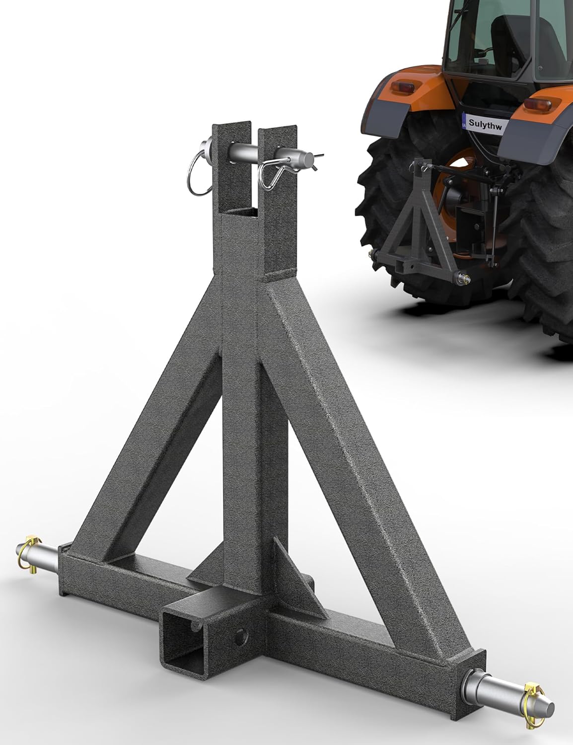 Sulythw 3 Point Trailer Hitch Receiver Heavy Duty, 3 pt Hitch