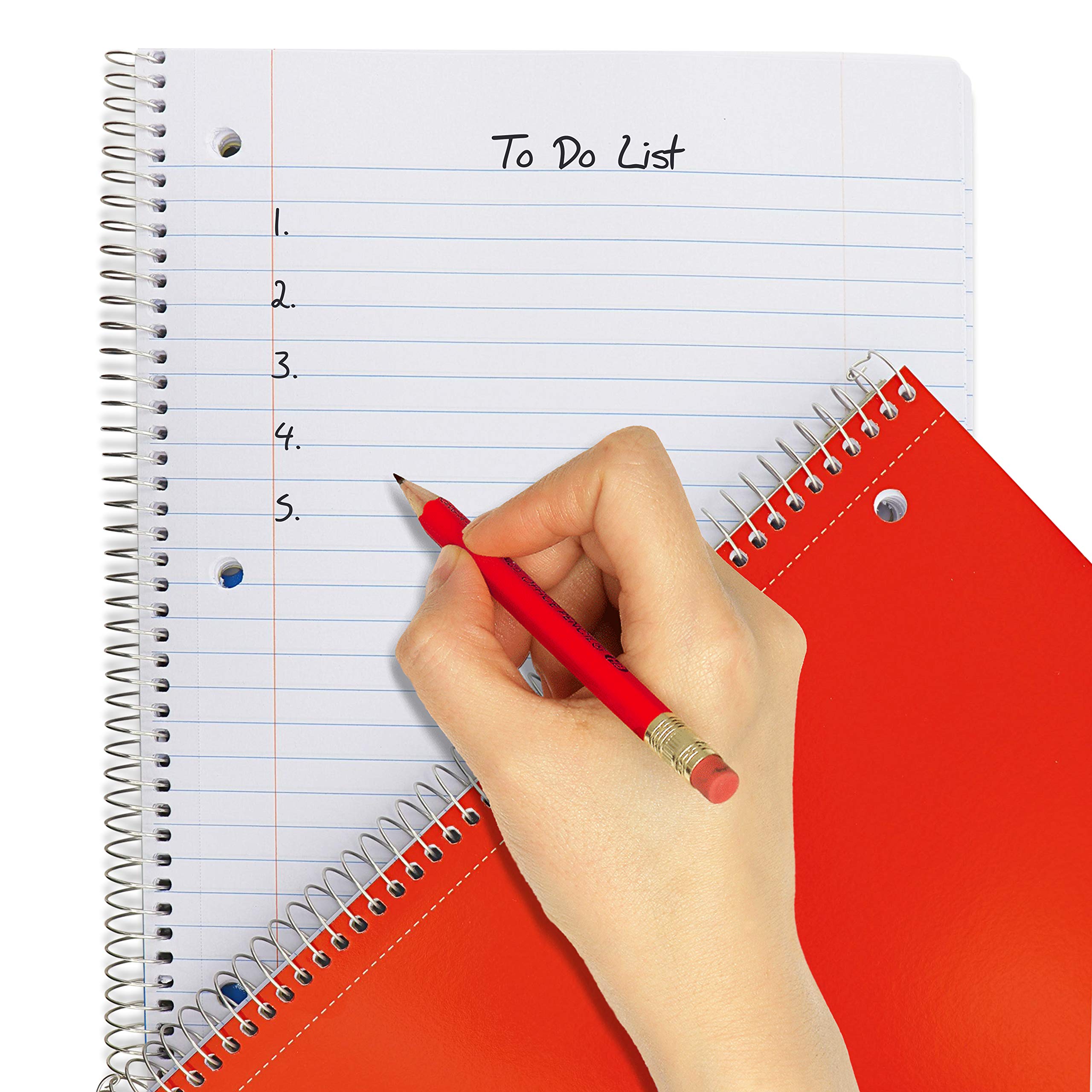 Snapklik.com : Emraw 3 Subject Spiral Notebooks, Wide Ruled, 120 Sheets ...