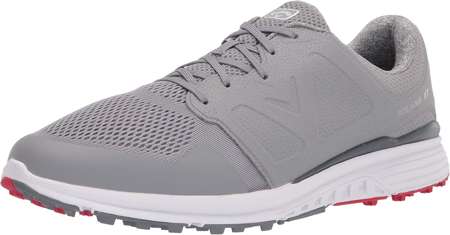 Callaway Men's Solana XT Golf Shoe, Grey, 8