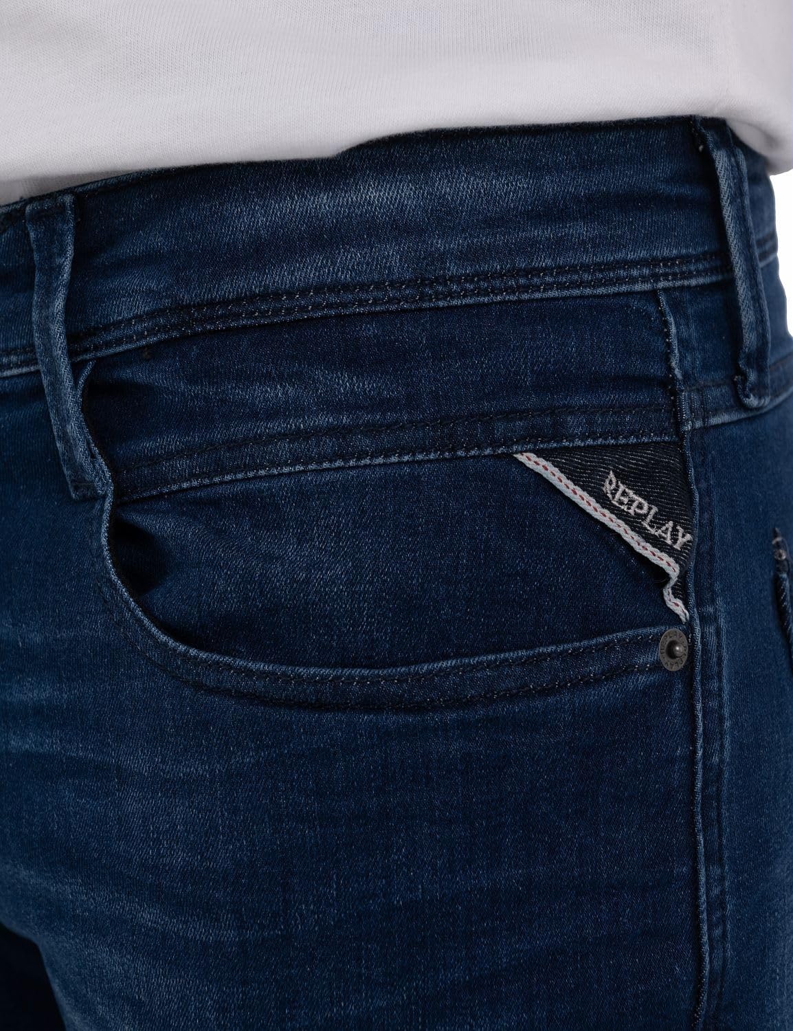 Replay Herren Jeans Anbass Slim-Fit mit Comfort Stretch
