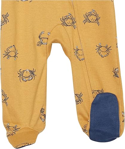 Miniatura 3 de HonestBaby Baby Sleep N' Play - Pijama de algodón orgánico con cremallera frontal y pies
