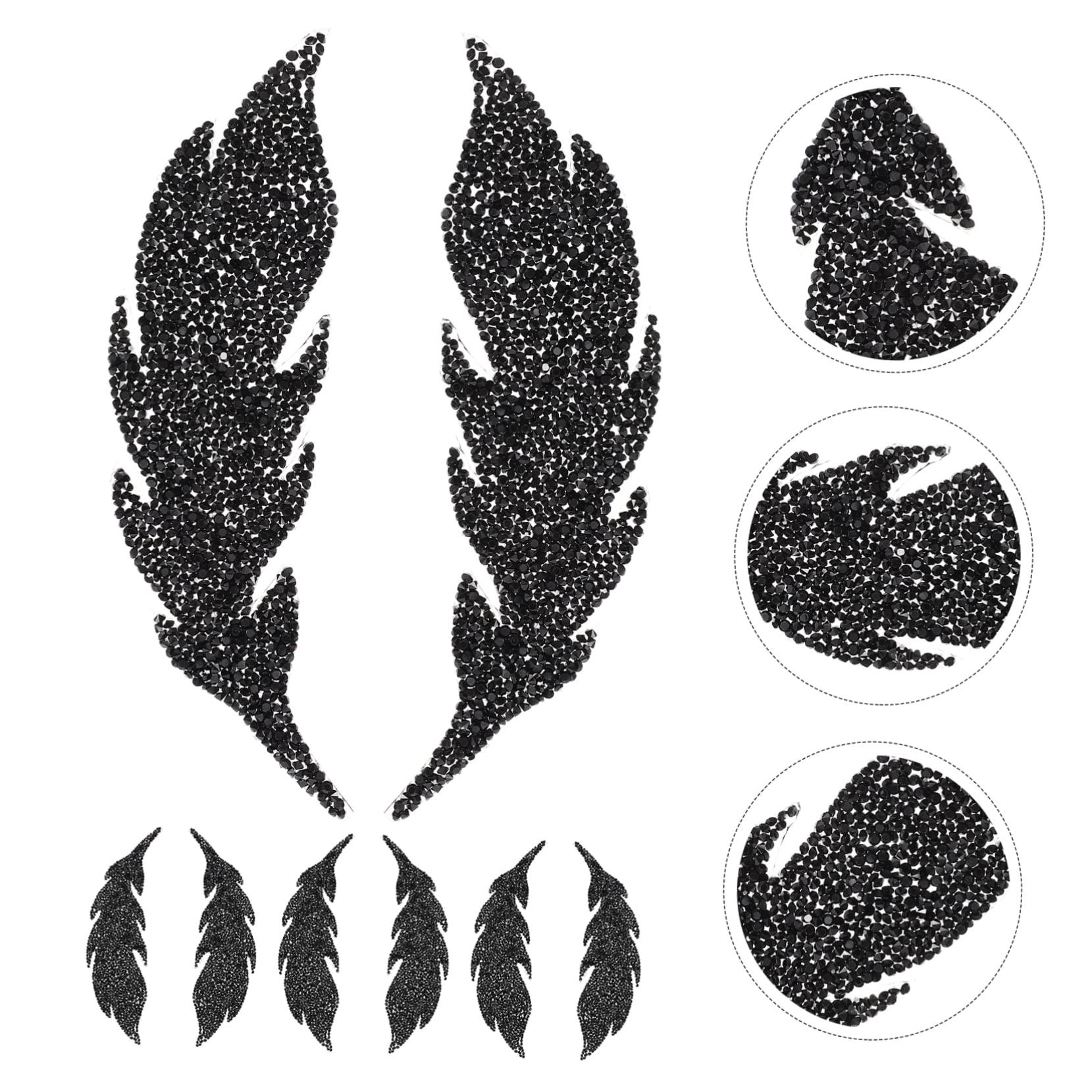 Ciieeo 3 Sets Verschleißfeste Kleidungsflicken Zarte Aufbügelflicken Für Hüte Leichte Und Kompakte Hutaccessoires 4 Paar X 3