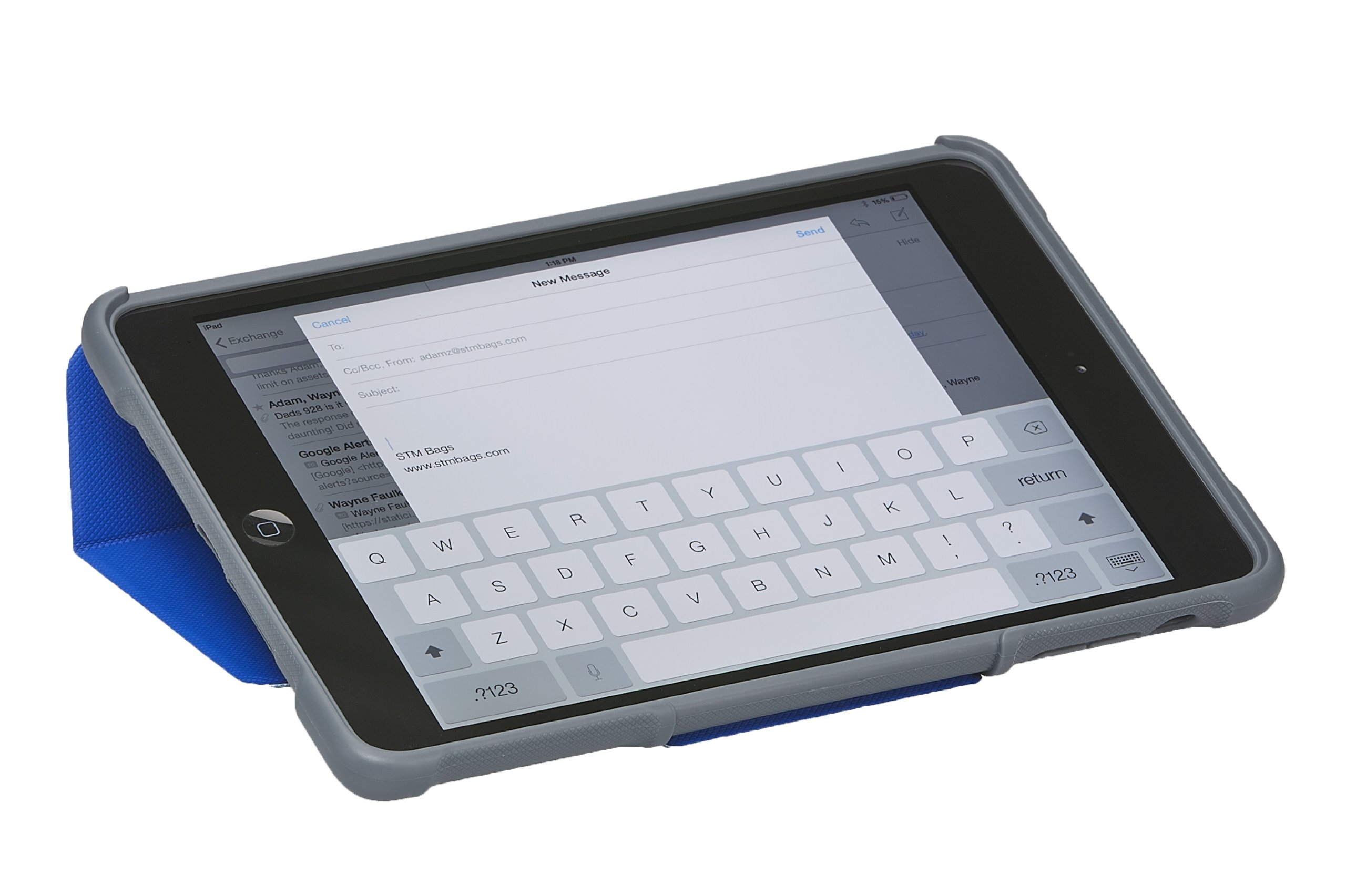 Stm Custodia Dux Per Apple IPad Air, Blu - Foto 4