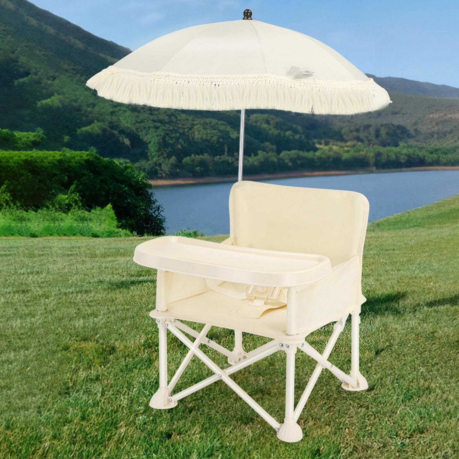 Chaise De Plage De Camping | Rehausseur Pliable Portable Pour Bébé | Chaise D'alimentation Pour Tout-petits, Chaise D'appoint De Voyage Pour Bébés, Chaise D'appoint De Pique-nique, Chaise D'alimentati