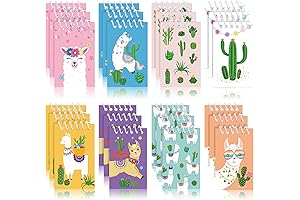 Flamingoooo! - Llama Birthday Party Favors Llama Mini Spiral Notebooks Bulk