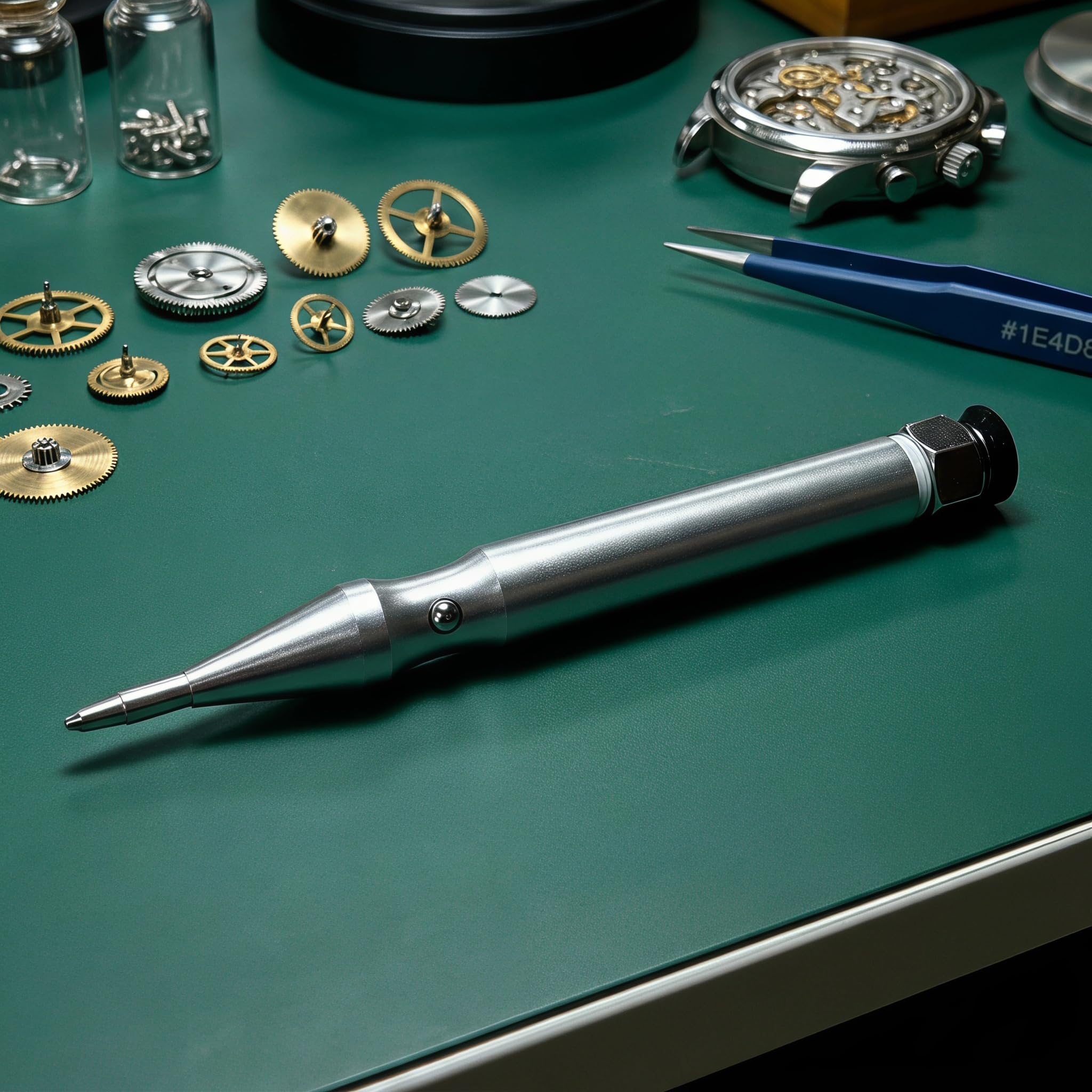 Soplador Neumático para Limpieza De Relojes, Mini Limpiador De Aire Comprimido, Pistola De Limpieza para Relojeros, Regulador De Flujo De Aire En Línea, Tubo De 3 M, para Reparación C