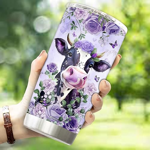 Miniatura 10 de Regalos personalizados con temática de perro salchicha para mujeres, niñas, esposa, hija, vaso aislado de acero inoxidable, taza, botella de agua,