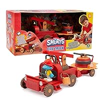 Giochi Preziosi I Puffi - Playset Camion dei Pompieri Dei Puffi con Funzioni Realistiche