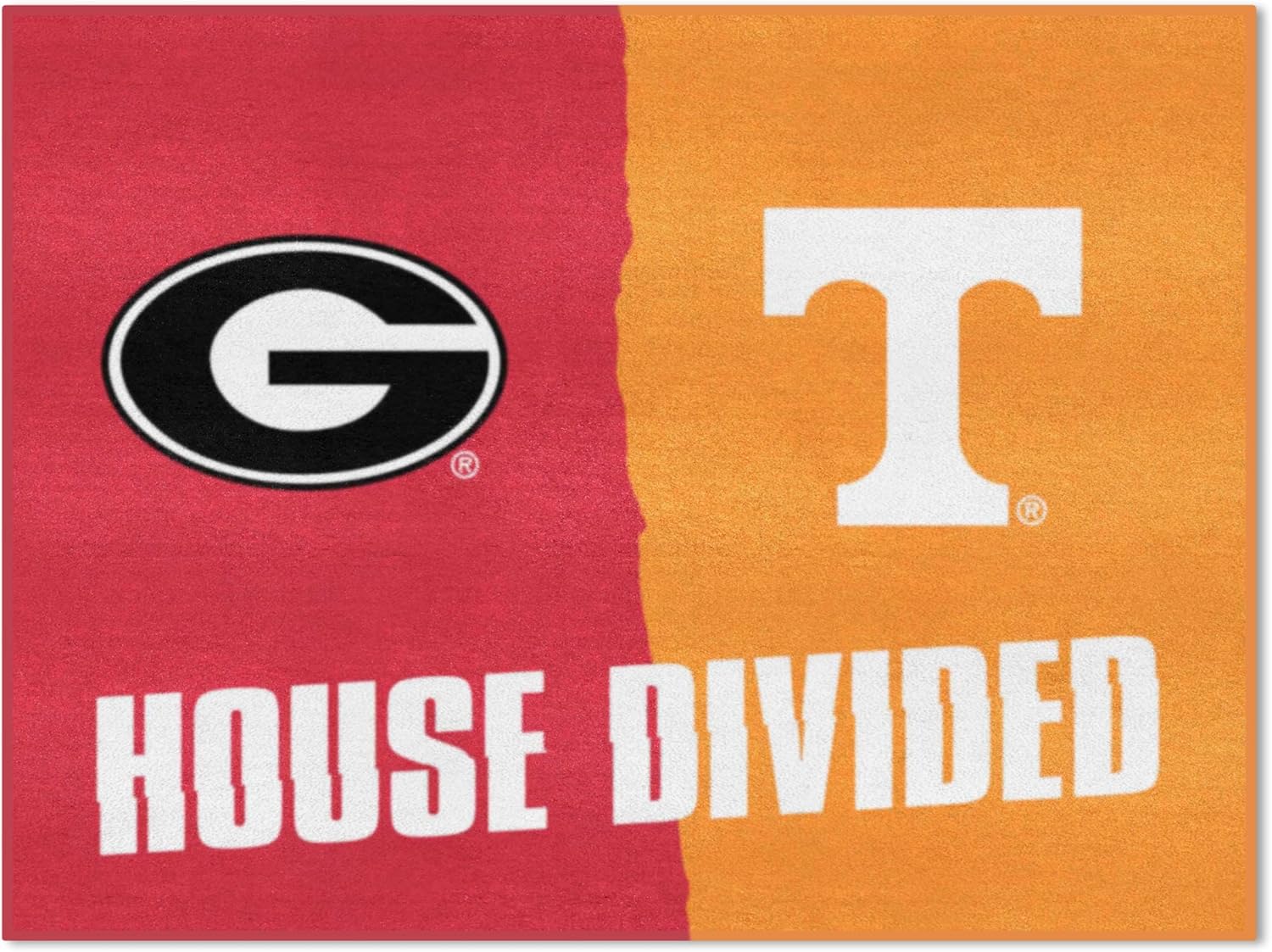 FANMATS NCAA Unisex-Adult House Divided Mat