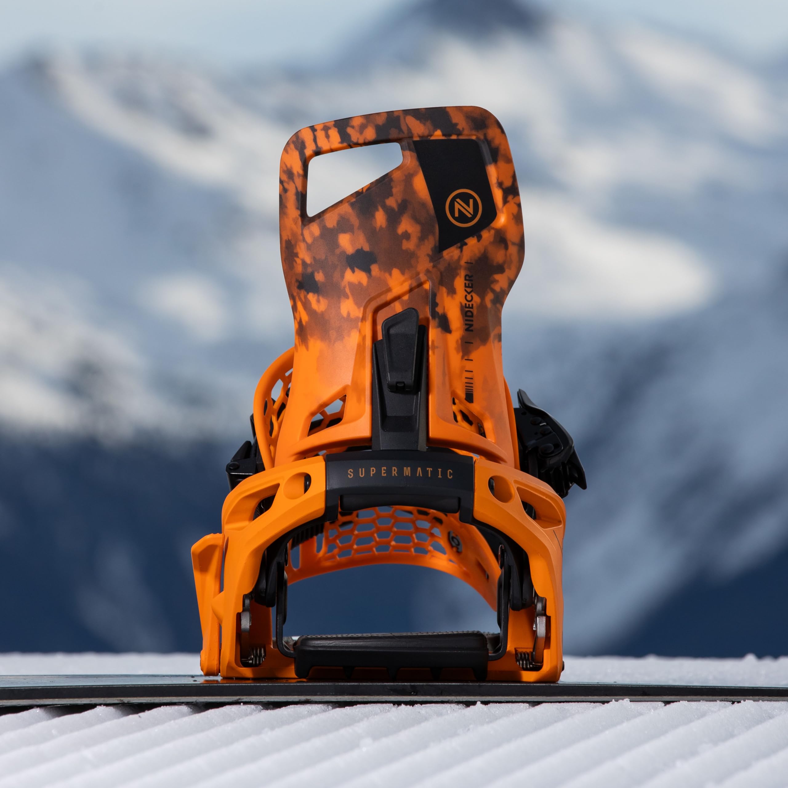 Nidecker OG Supermatic Snowboard Bindungen – Auto Open System mit verstellbarem Highback