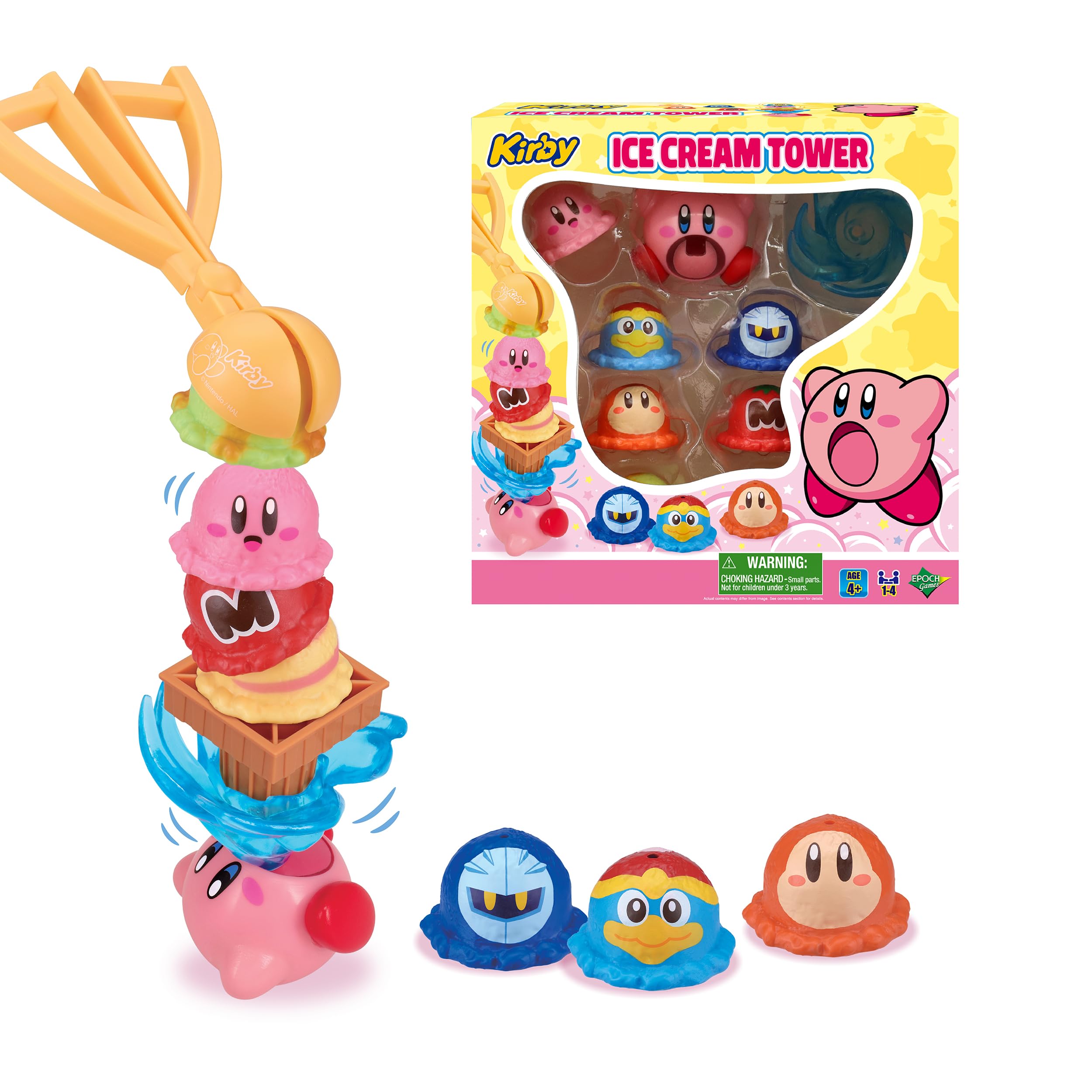 Kirby Ice Cream Tower - Party Game - EPOCH Games 7612