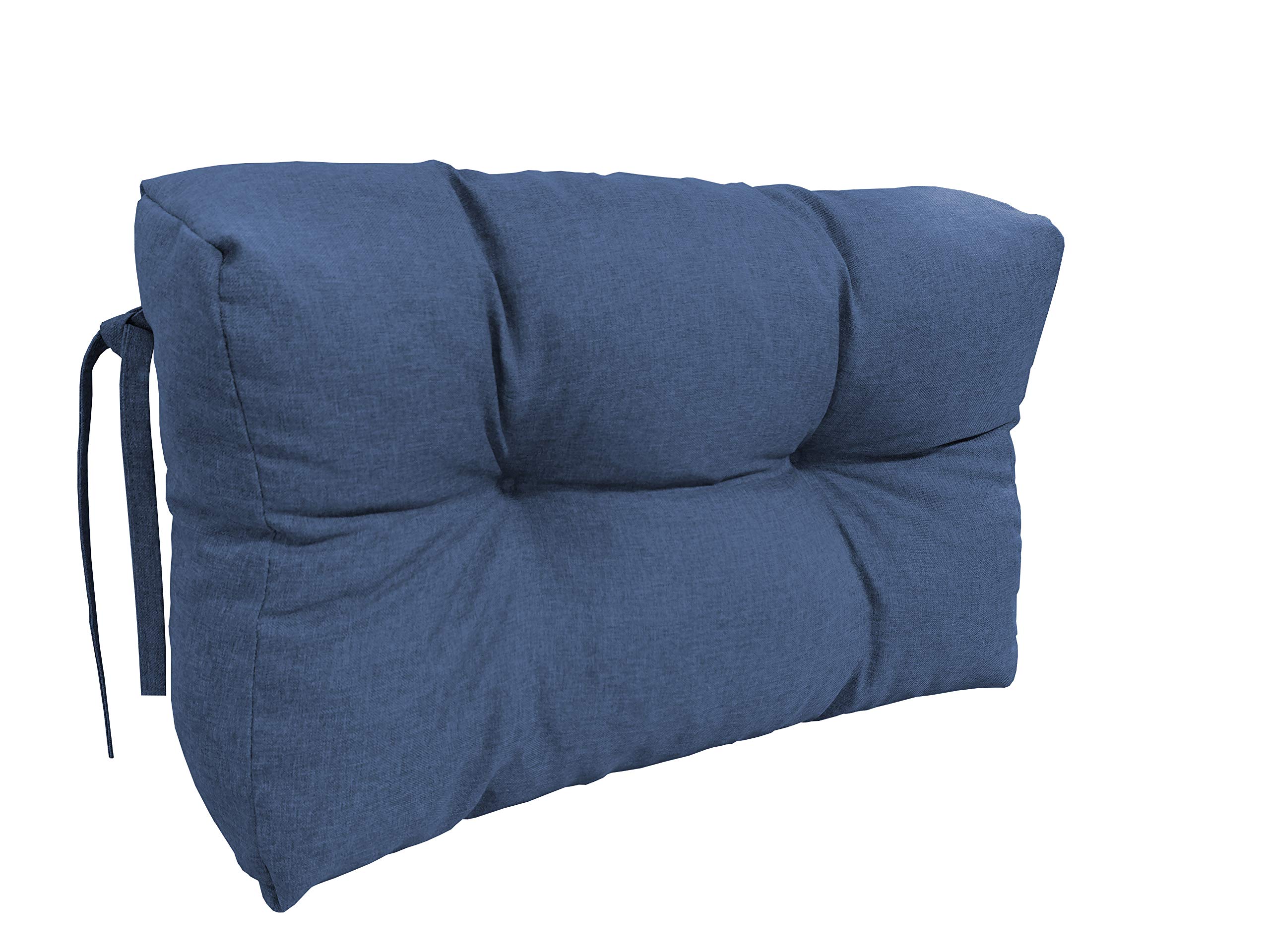 chilly pilley Coussin De Palette EU Flocons De Mousse pour Meublespalette Dossier De Canapé Coussin De Siège Coussin Latéral Ensemble Coussins Nombreuses (Coussins Latéraux 65 x 50 Bleu)