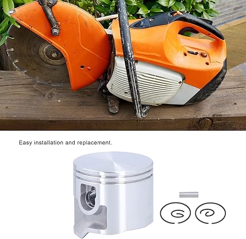 Miniatura 3 de Fdit Kit de pistón y pistón, conjunto de pistón y pistón de 1.969 in compatible con sierras de corte TS410 TS420, piezas de repuesto para 4238 030